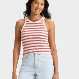 Universal Thread Variegated Ribbed Tank Top